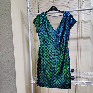Sequin Mini Dress